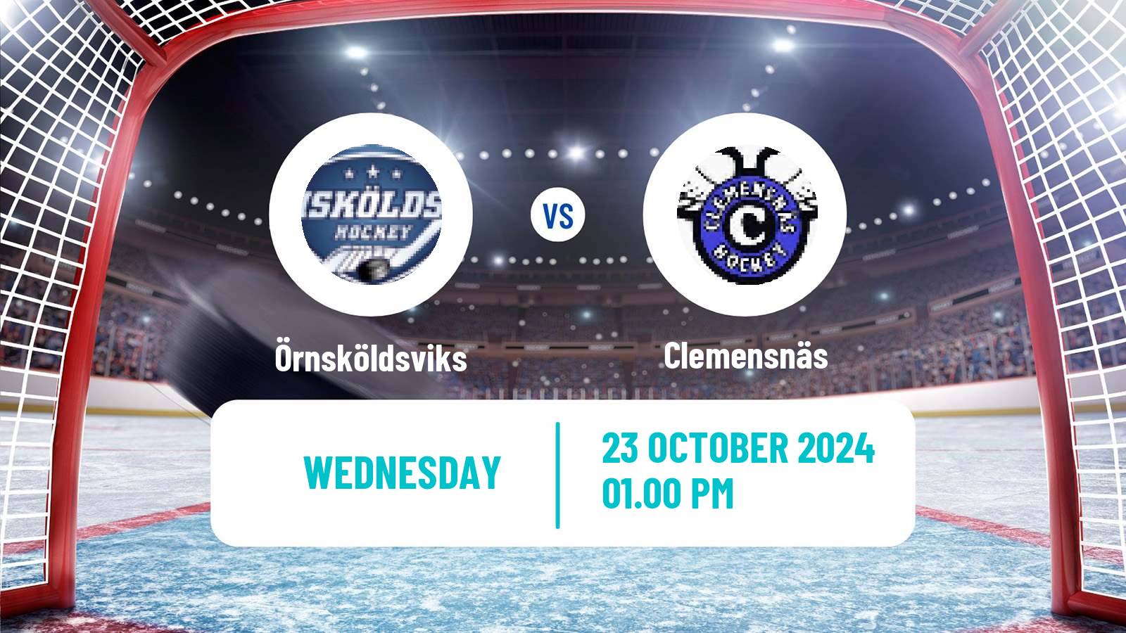 Hockey Swedish HockeyEttan Norra Örnsköldsviks - Clemensnäs