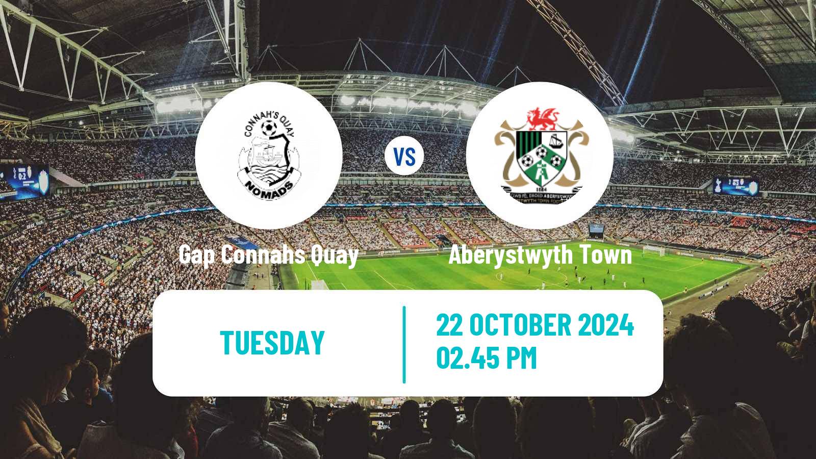 Soccer Welsh League Cup Gap Connahs Quay - Aberystwyth Town