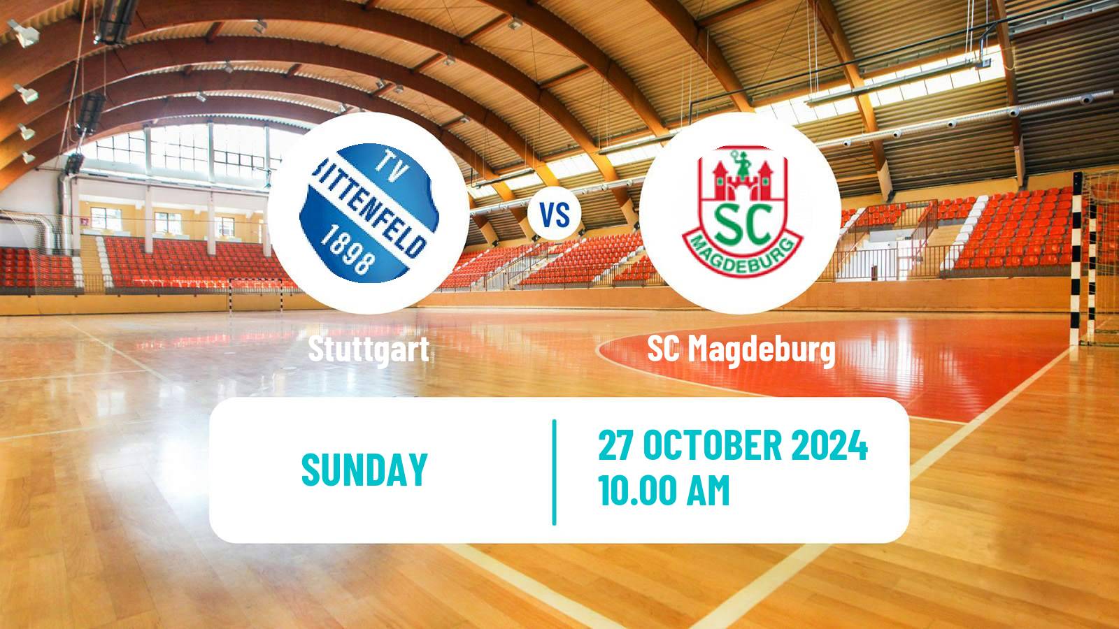 Handball German Bundesliga Handball Stuttgart - Magdeburg