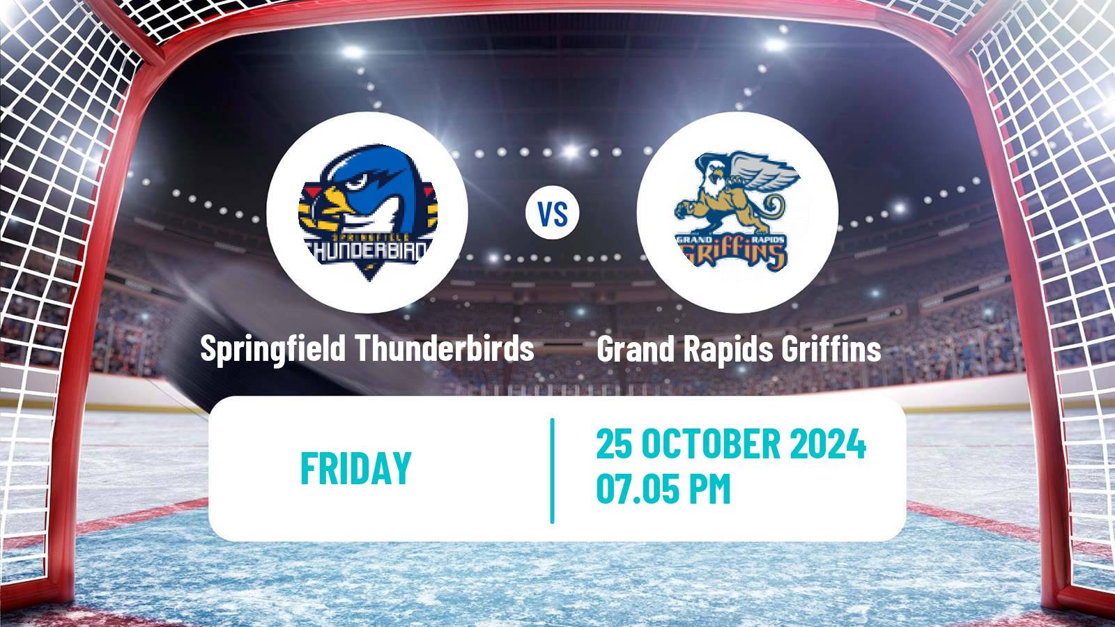 Hockey AHL Springfield Thunderbirds - Grand Rapids Griffins