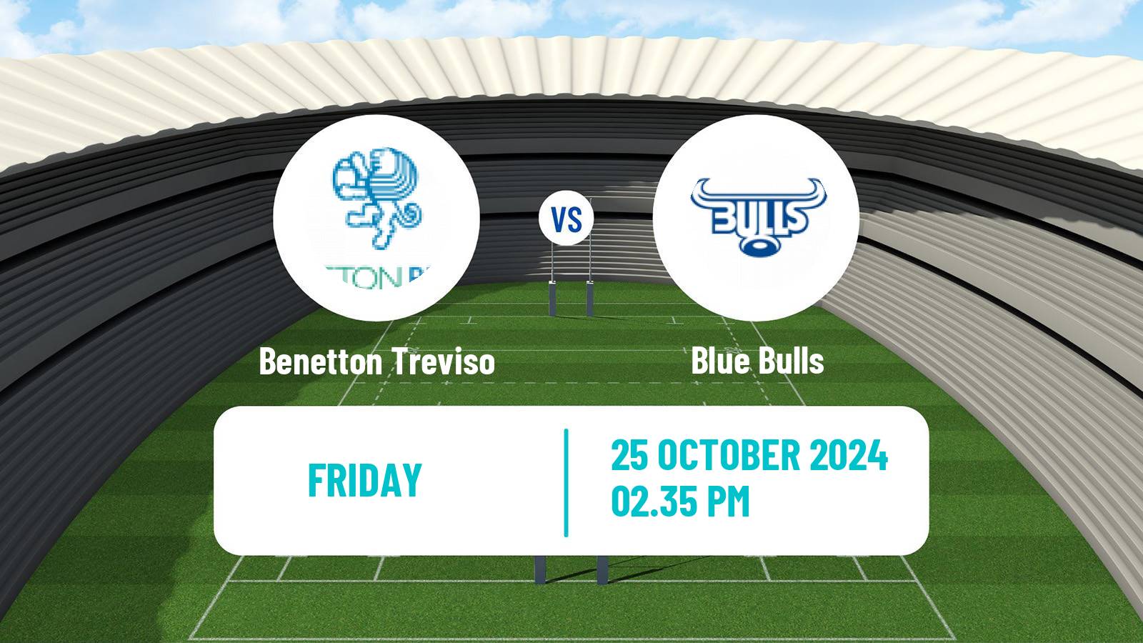 Rugby union United Rugby Championship Benetton Treviso - Blue Bulls