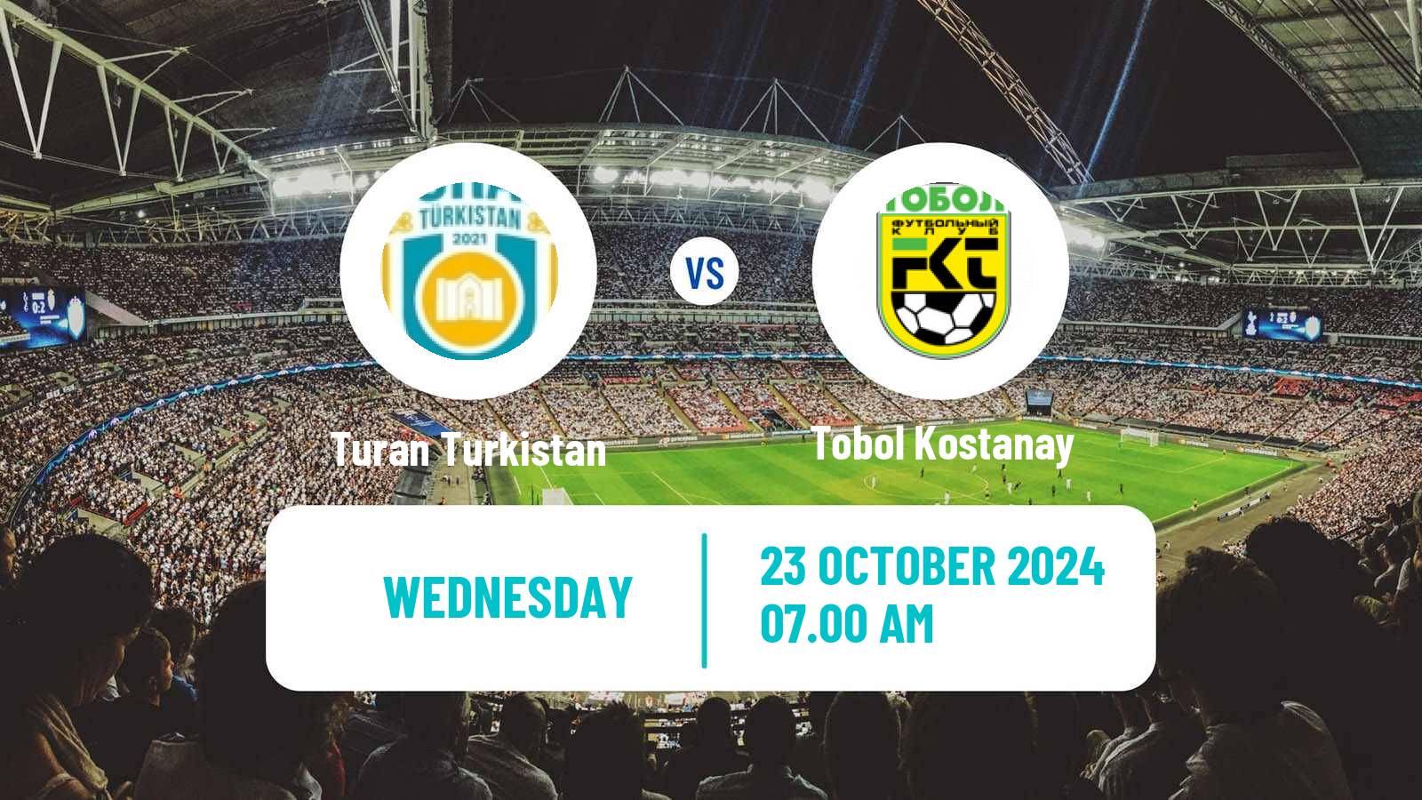 Soccer Kazakh Premier League Turan Turkistan - Tobol Kostanay