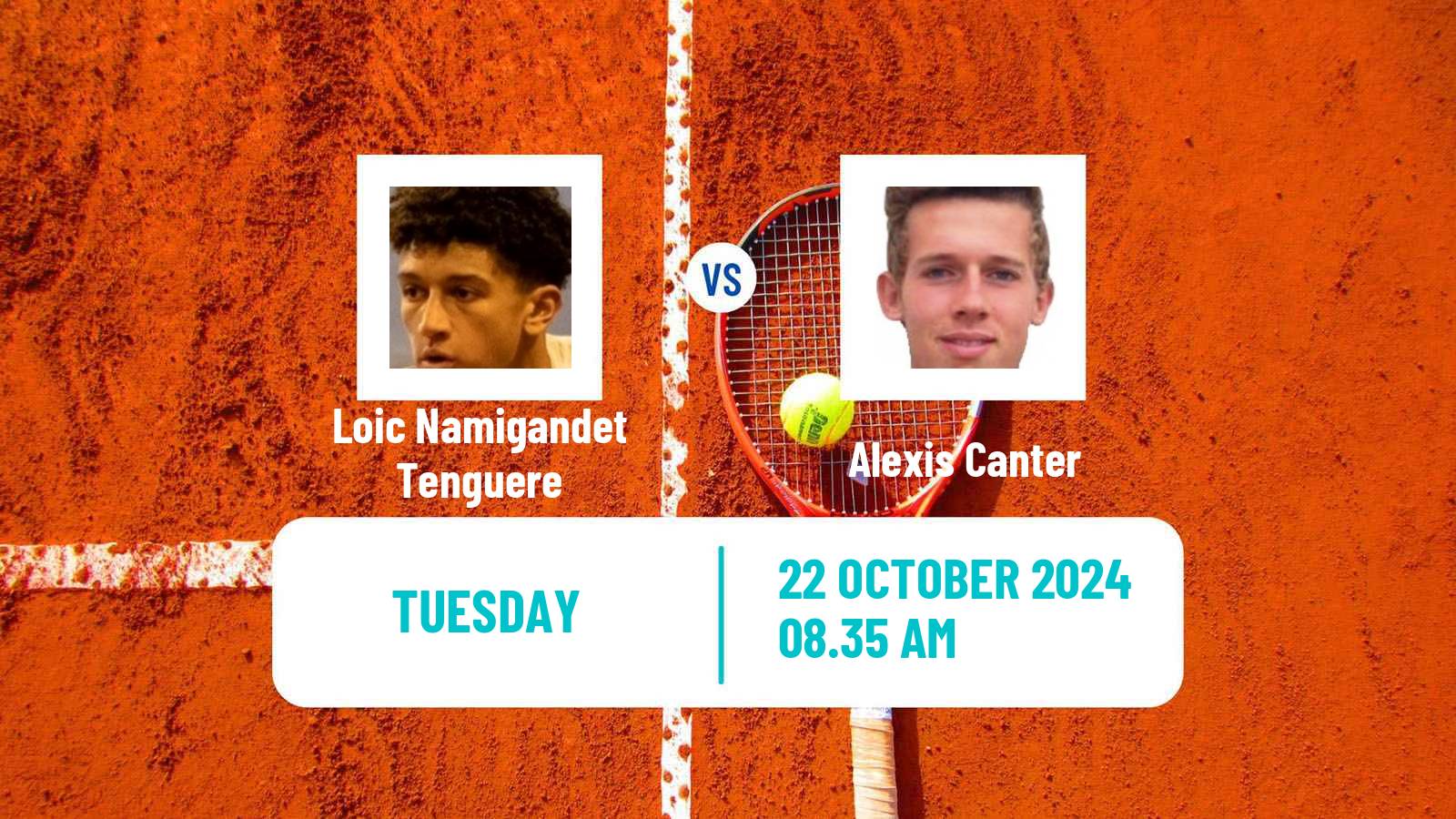 Tennis ITF M25 Glasgow Men Loic Namigandet Tenguere - Alexis Canter