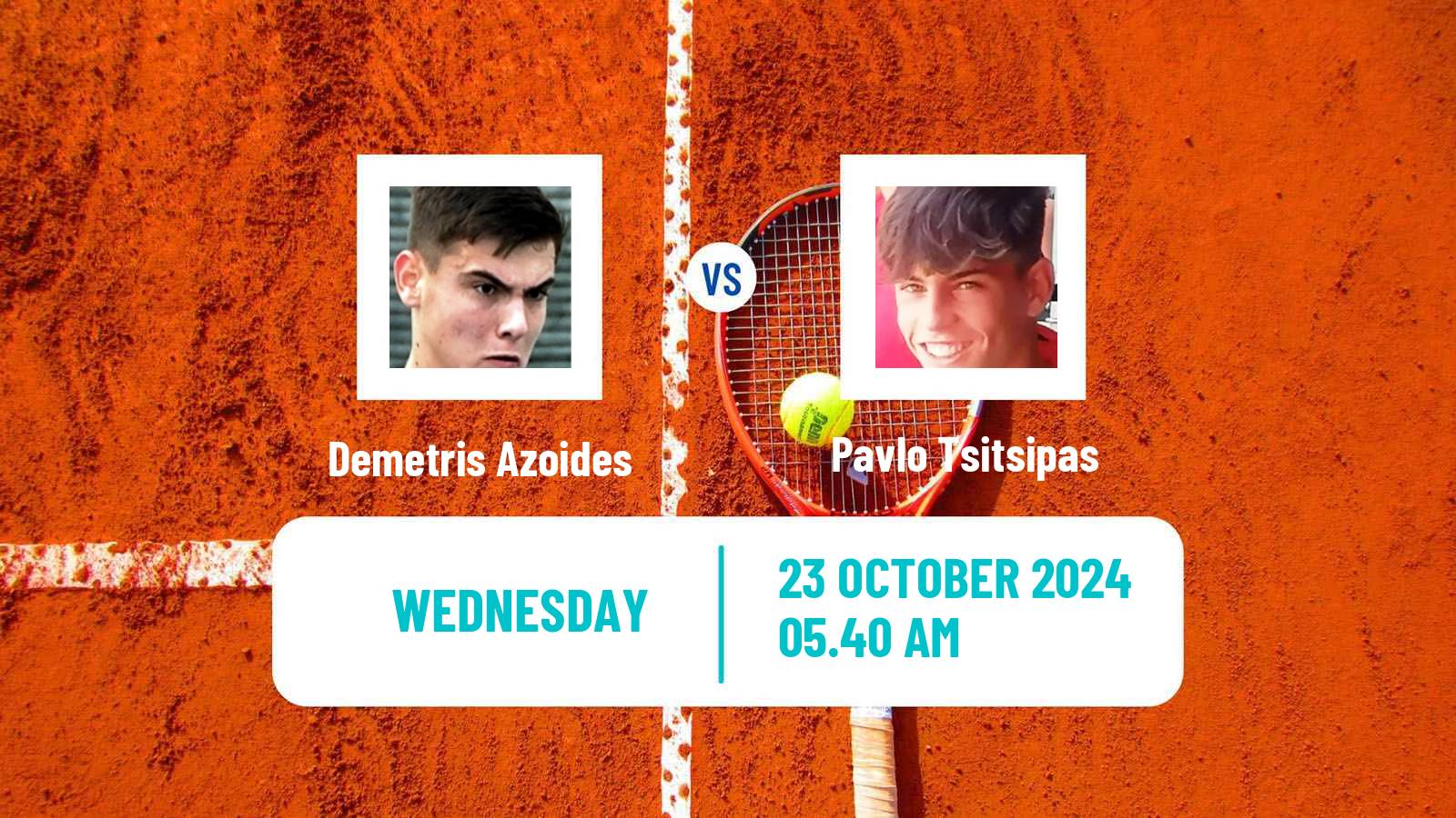 Tennis ITF M25 Heraklion Men Demetris Azoides - Pavlo Tsitsipas