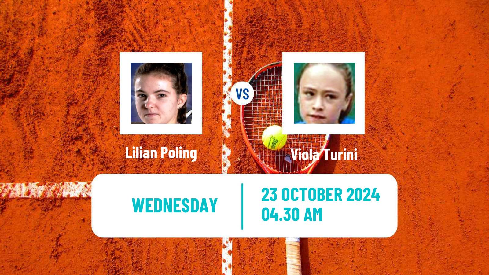 Tennis ITF W15 Monastir 41 Women Lilian Poling - Viola Turini