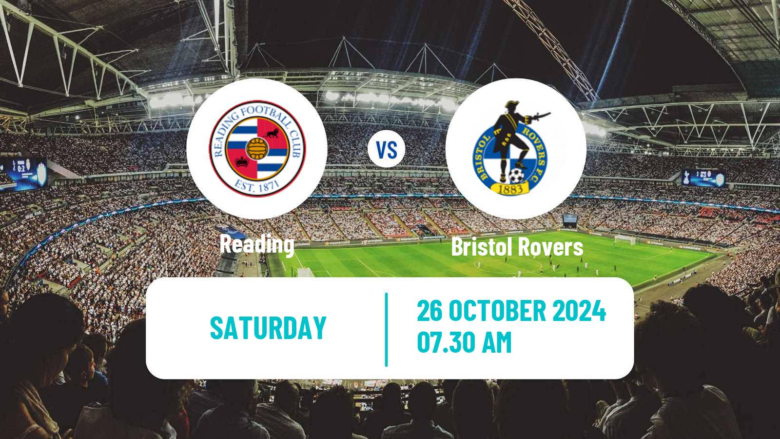 Soccer English League One Reading - Bristol Rovers