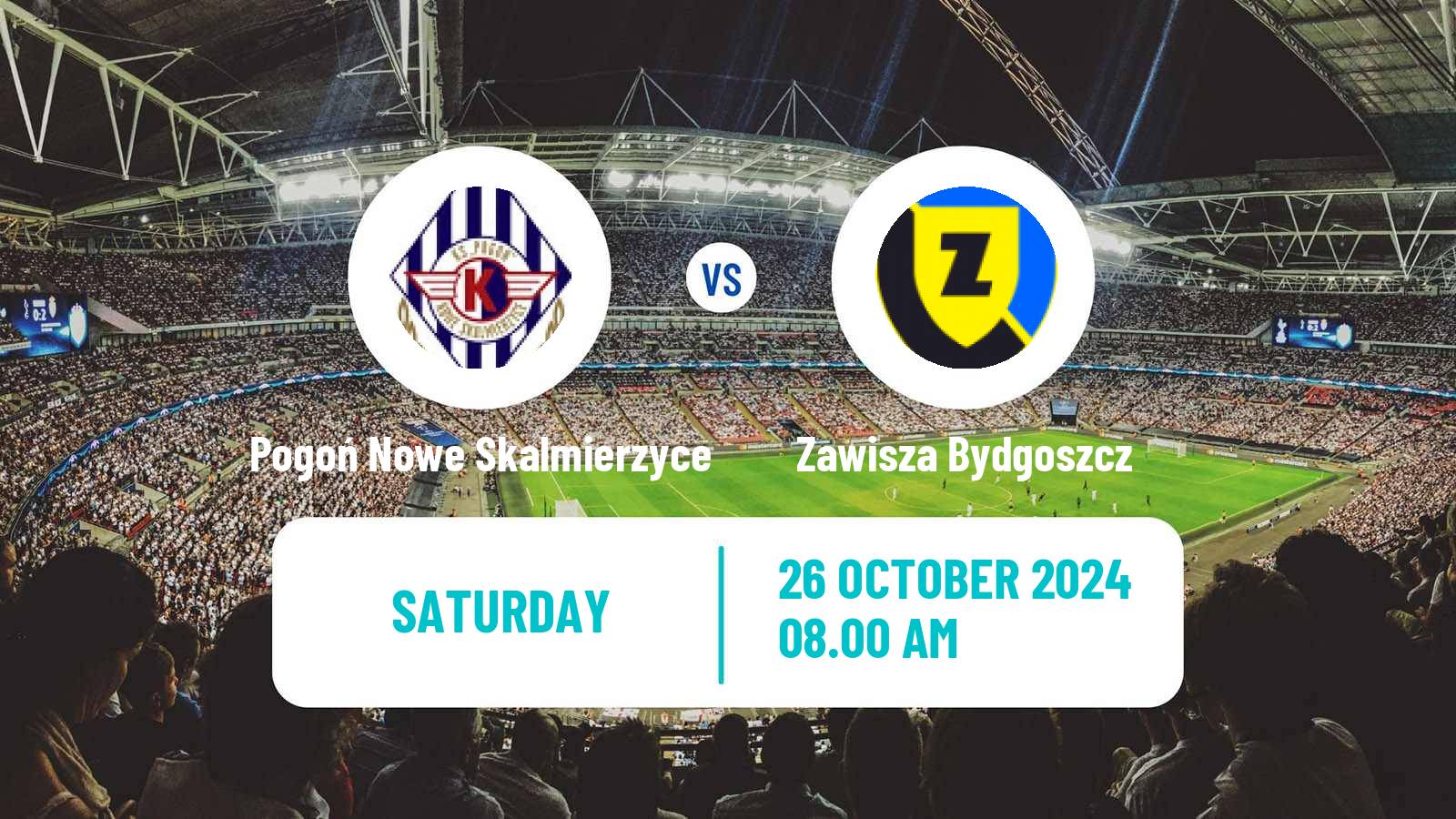 Soccer Polish Division 3 - Group II Pogoń Nowe Skalmierzyce - Zawisza Bydgoszcz