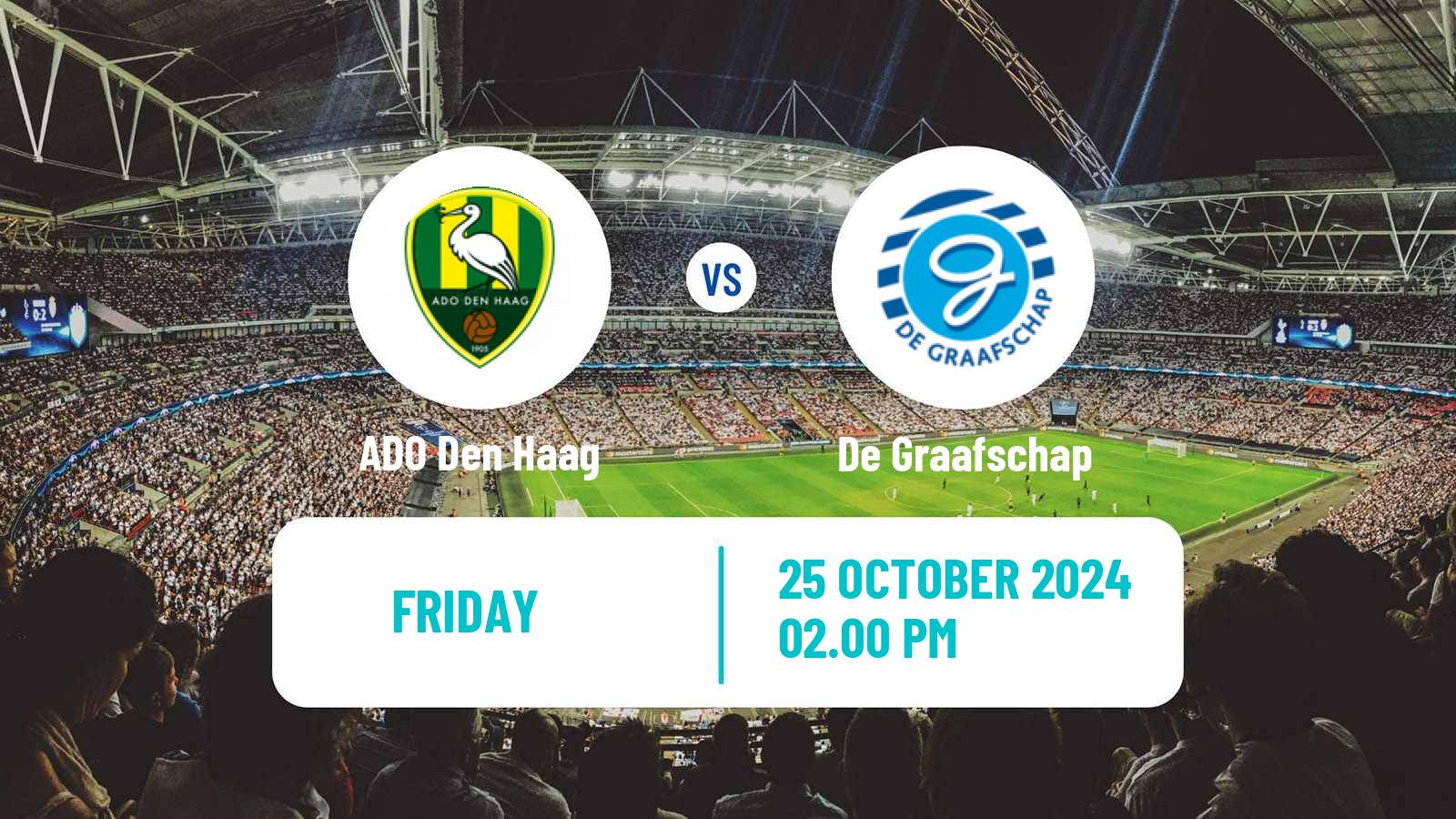 Soccer Dutch Eerste Divisie ADO Den Haag - De Graafschap