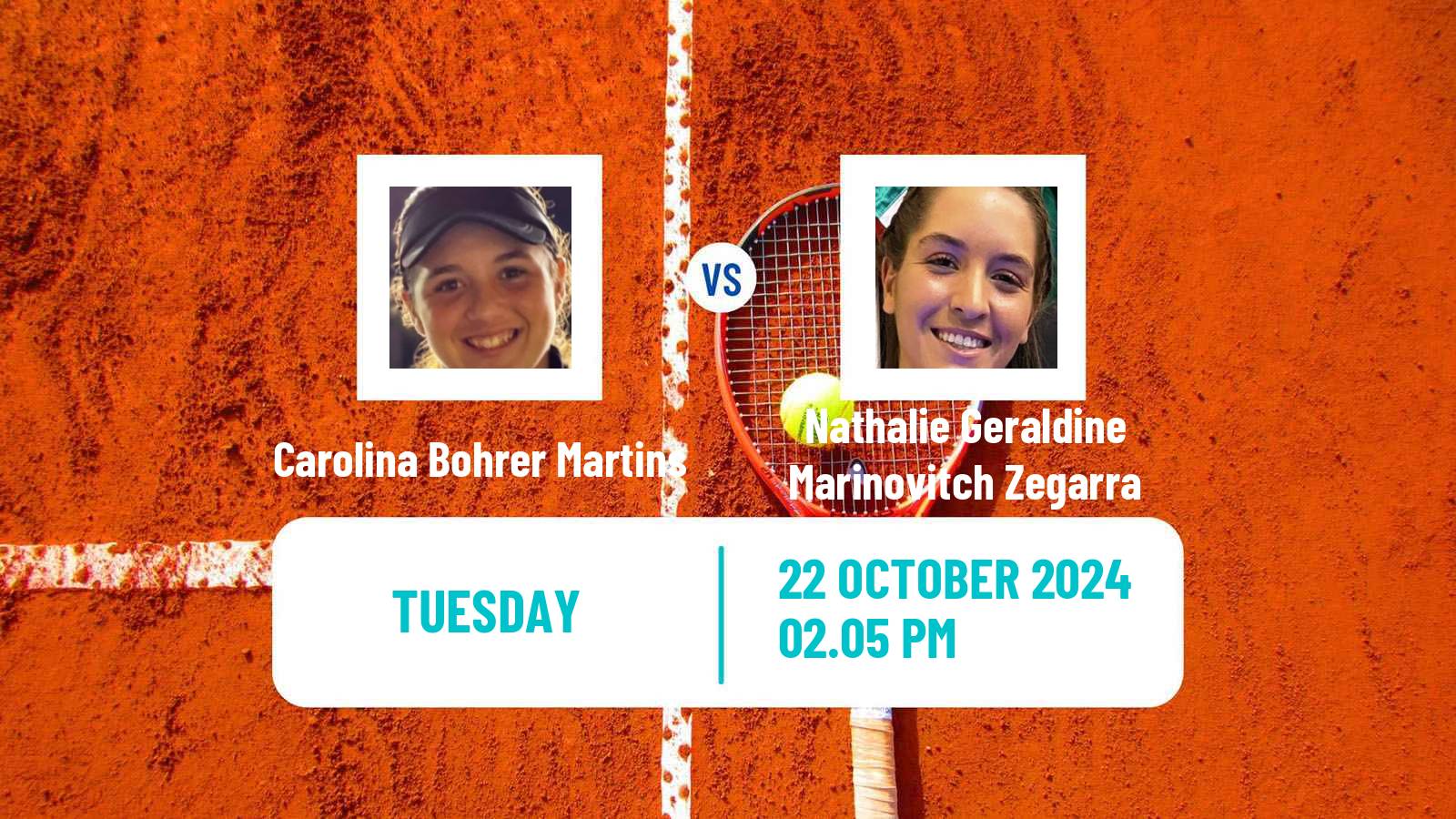 Tennis ITF W15 Trelew 2 Women Carolina Bohrer Martins - Nathalie Geraldine Marinovitch Zegarra