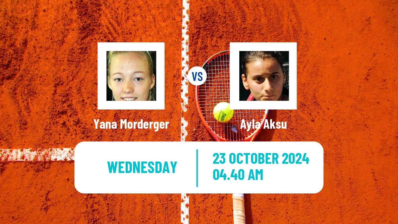 Tennis ITF W75 H Poitiers Women Yana Morderger - Ayla Aksu