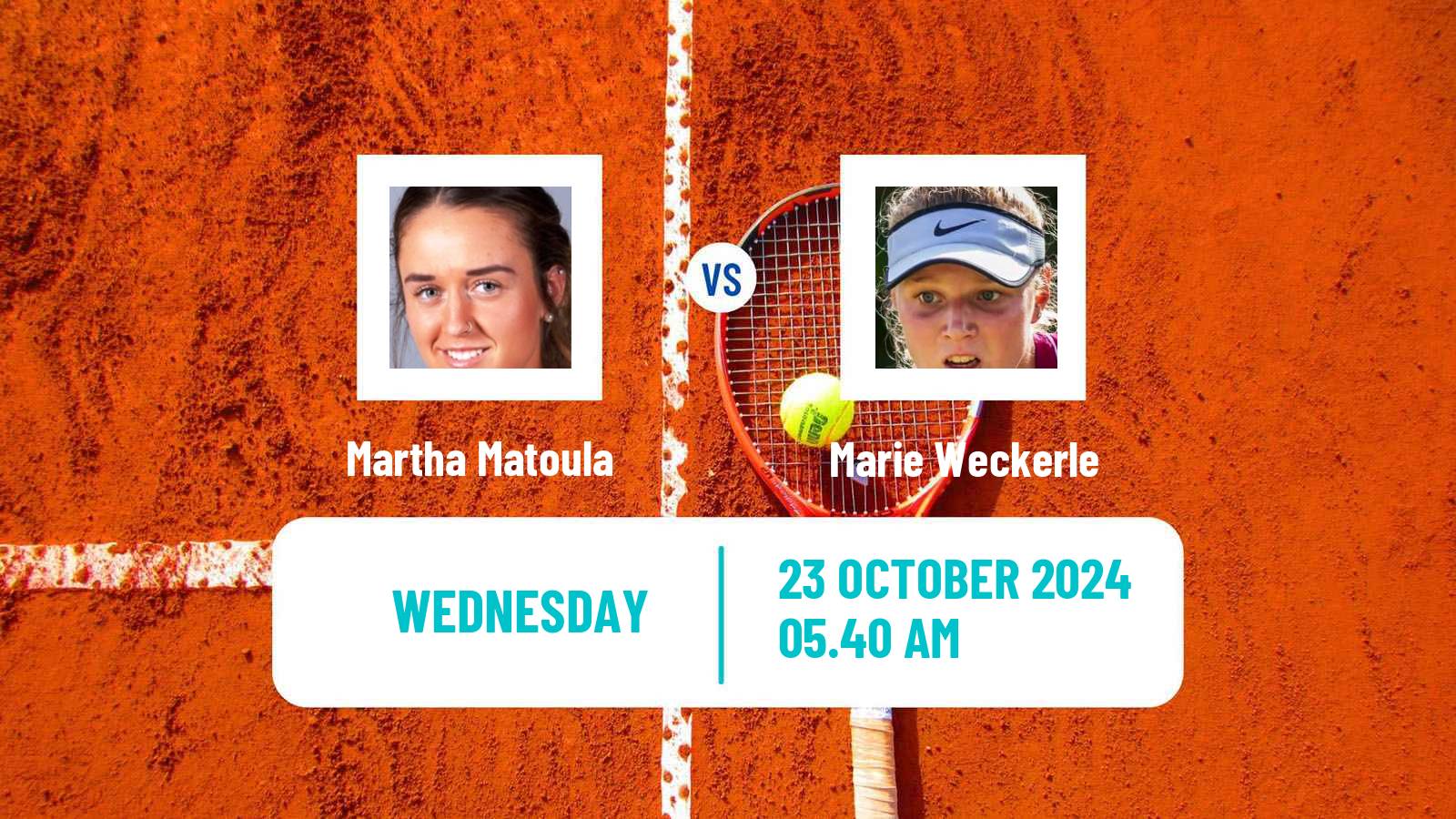 Tennis ITF W35 Loule Women Martha Matoula - Marie Weckerle