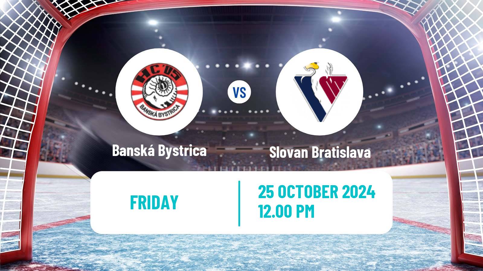 Hockey Slovak Extraliga Banská Bystrica - Slovan Bratislava