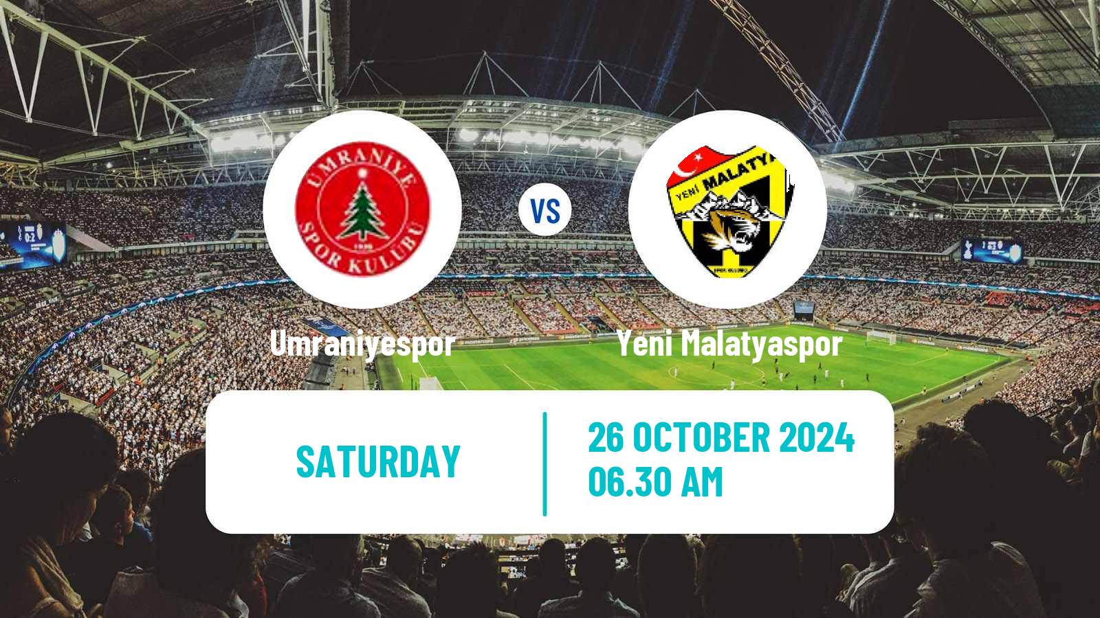 Soccer Turkish First League Umraniyespor - Yeni Malatyaspor