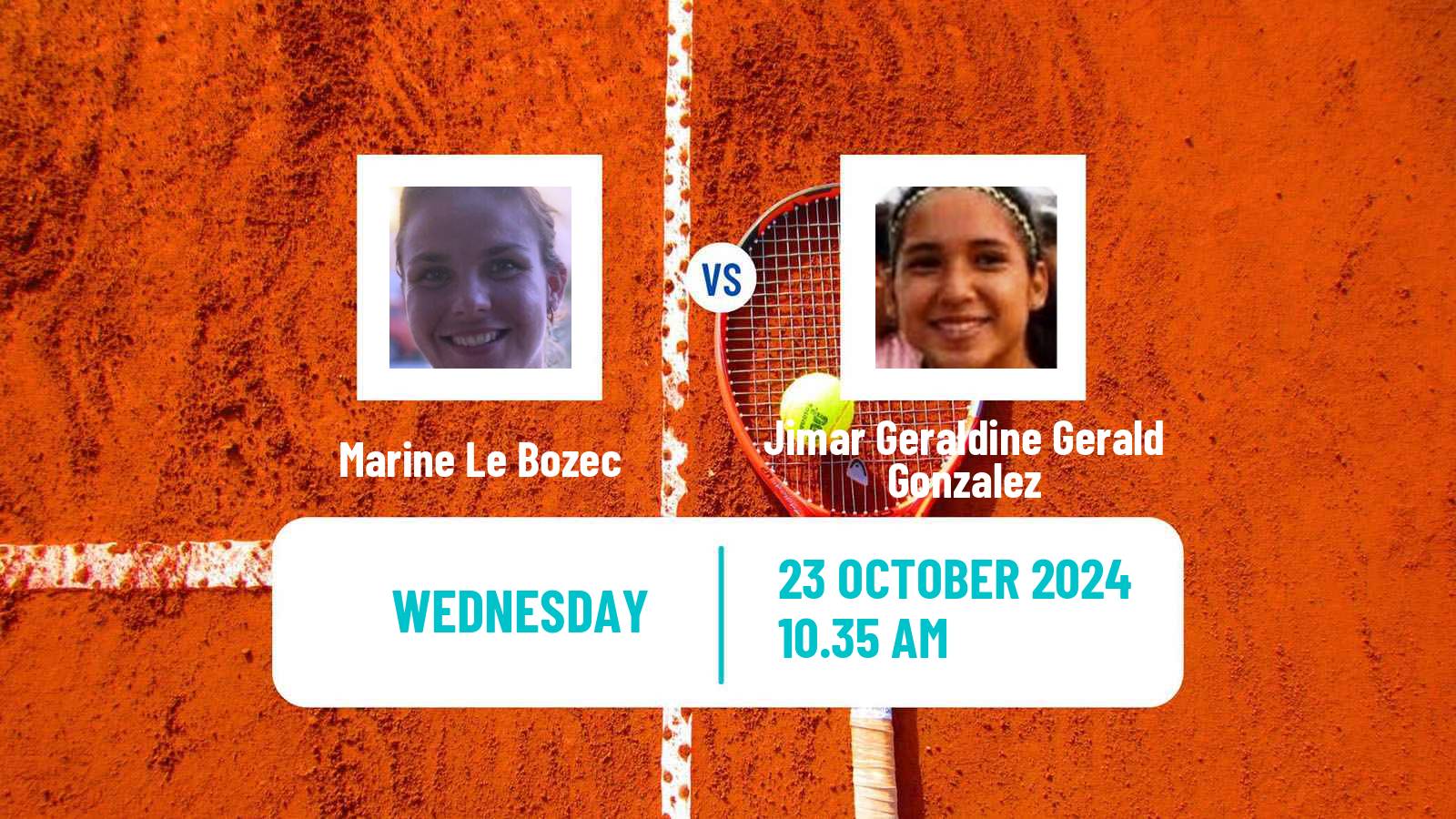 Tennis ITF W15 Trelew 2 Women Marine Le Bozec - Jimar Geraldine Gerald Gonzalez