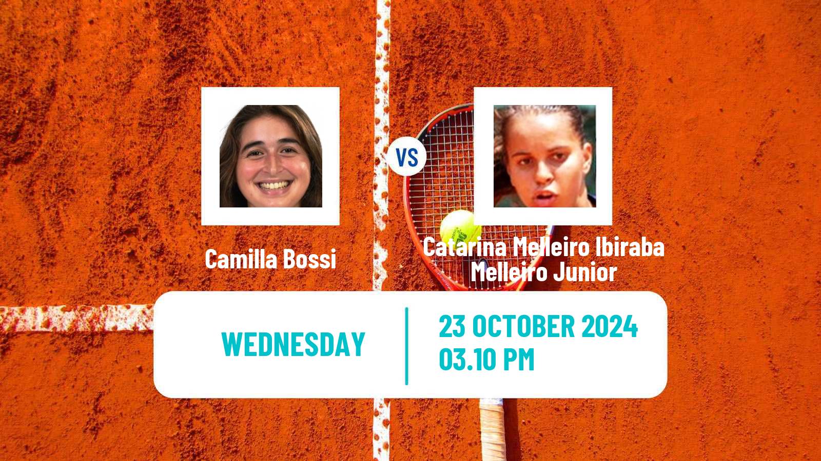 Tennis ITF W15 Trelew 2 Women Camilla Bossi - Catarina Melleiro Ibiraba Melleiro Junior