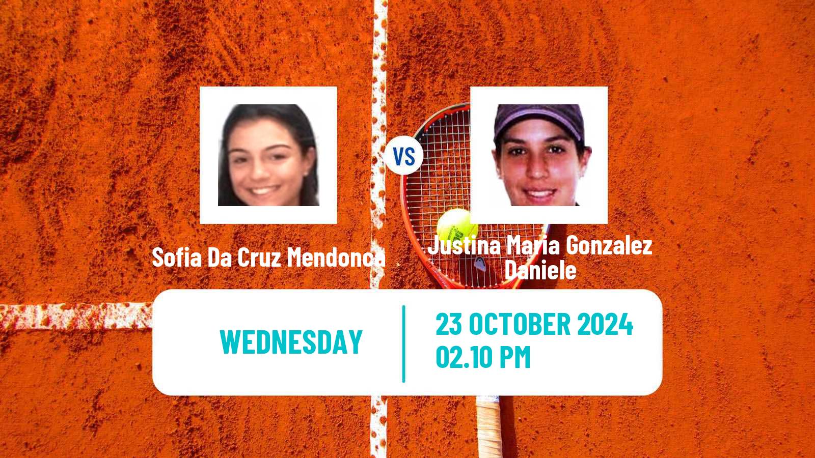 Tennis ITF W15 Trelew 2 Women Sofia Da Cruz Mendonca - Justina Maria Gonzalez Daniele