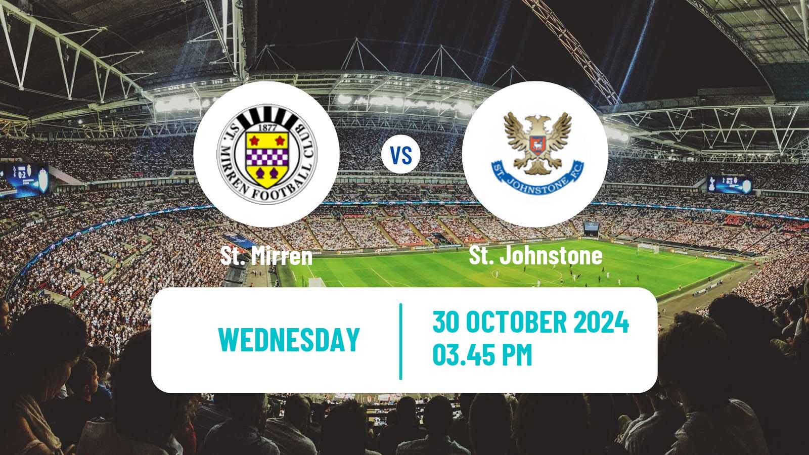 Soccer Scottish Premier League St. Mirren - St. Johnstone