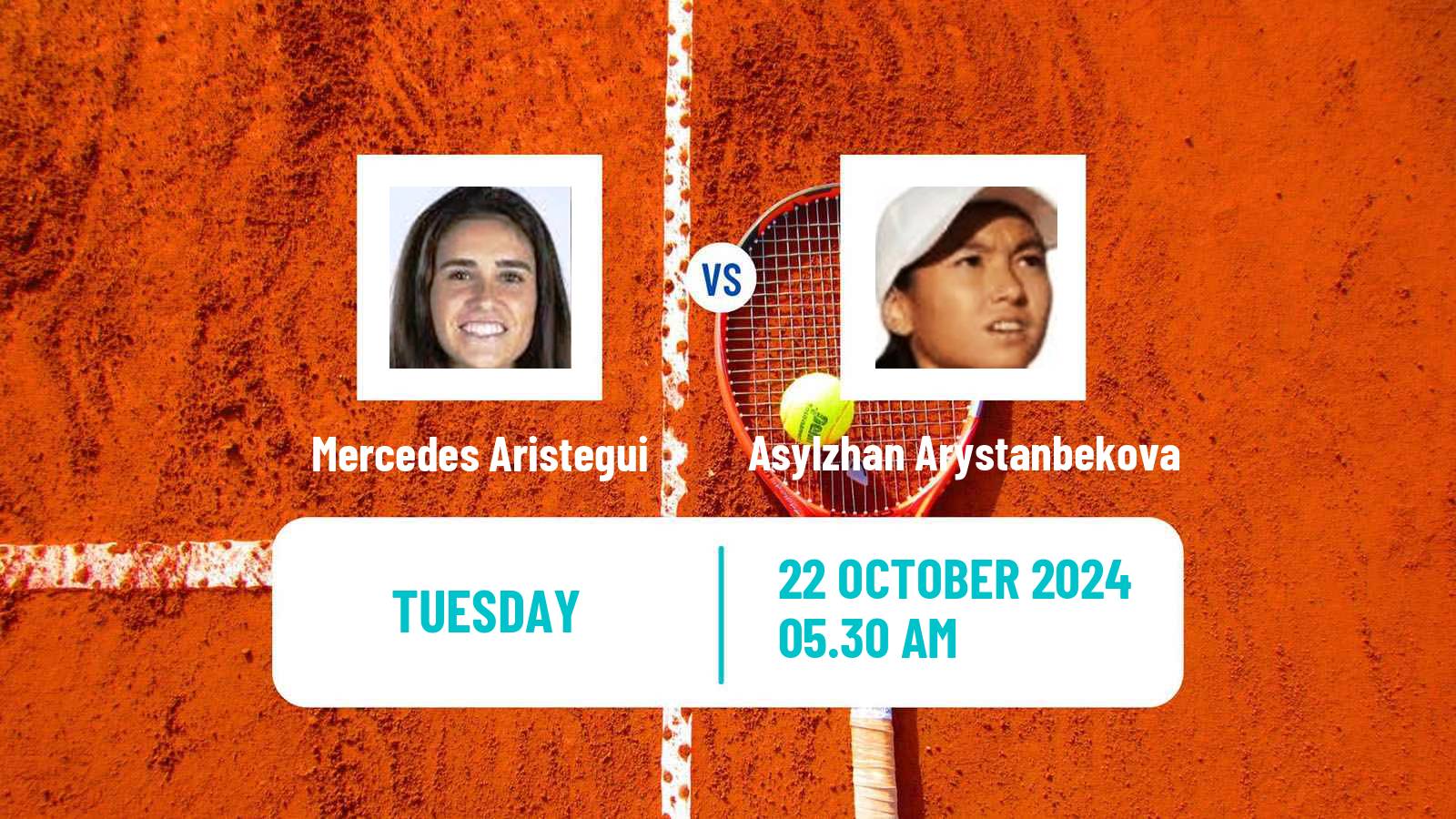 Tennis ITF W15 Villena Women Mercedes Aristegui - Asylzhan Arystanbekova