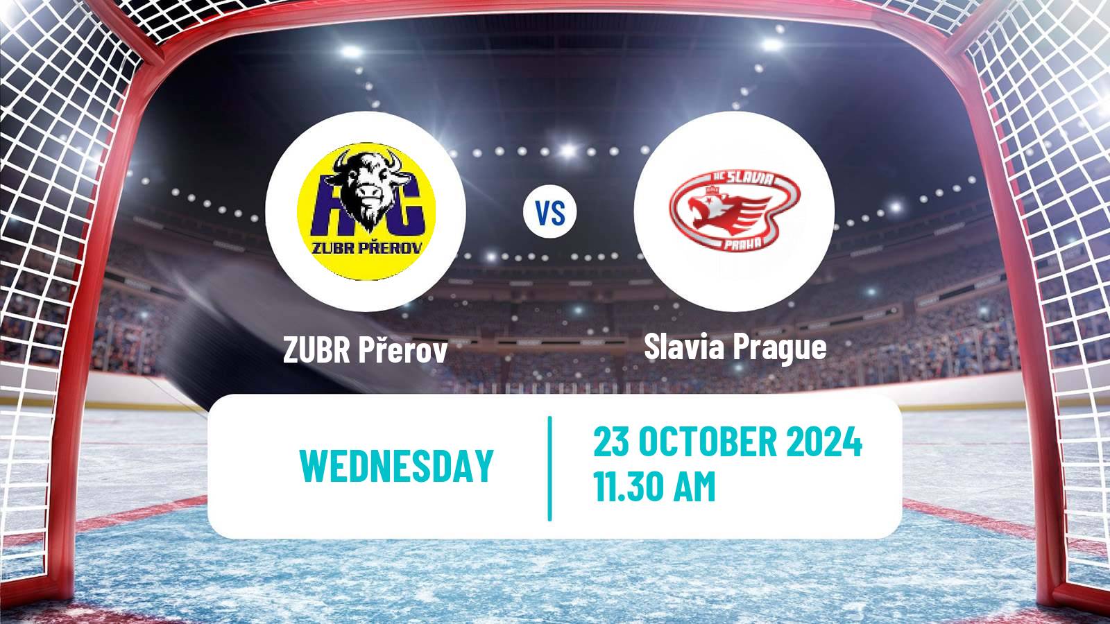 Hockey Czech Chance Liga ZUBR Přerov - Slavia Prague