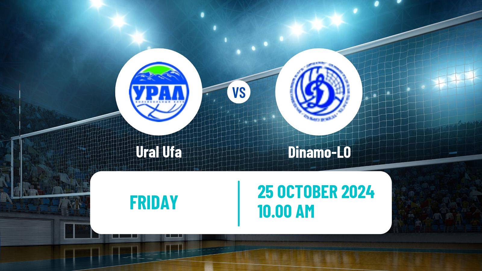 Volleyball Russian Super League Volleyball Ural Ufa - Dinamo-LO