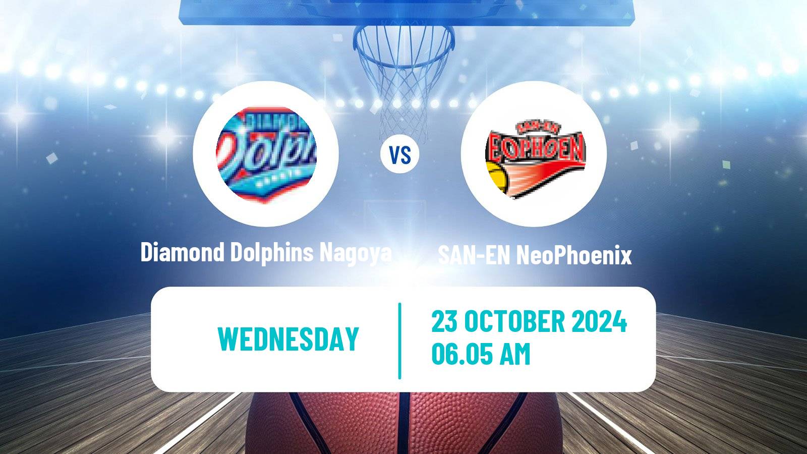 Basketball BJ League Diamond Dolphins Nagoya - SAN-EN NeoPhoenix