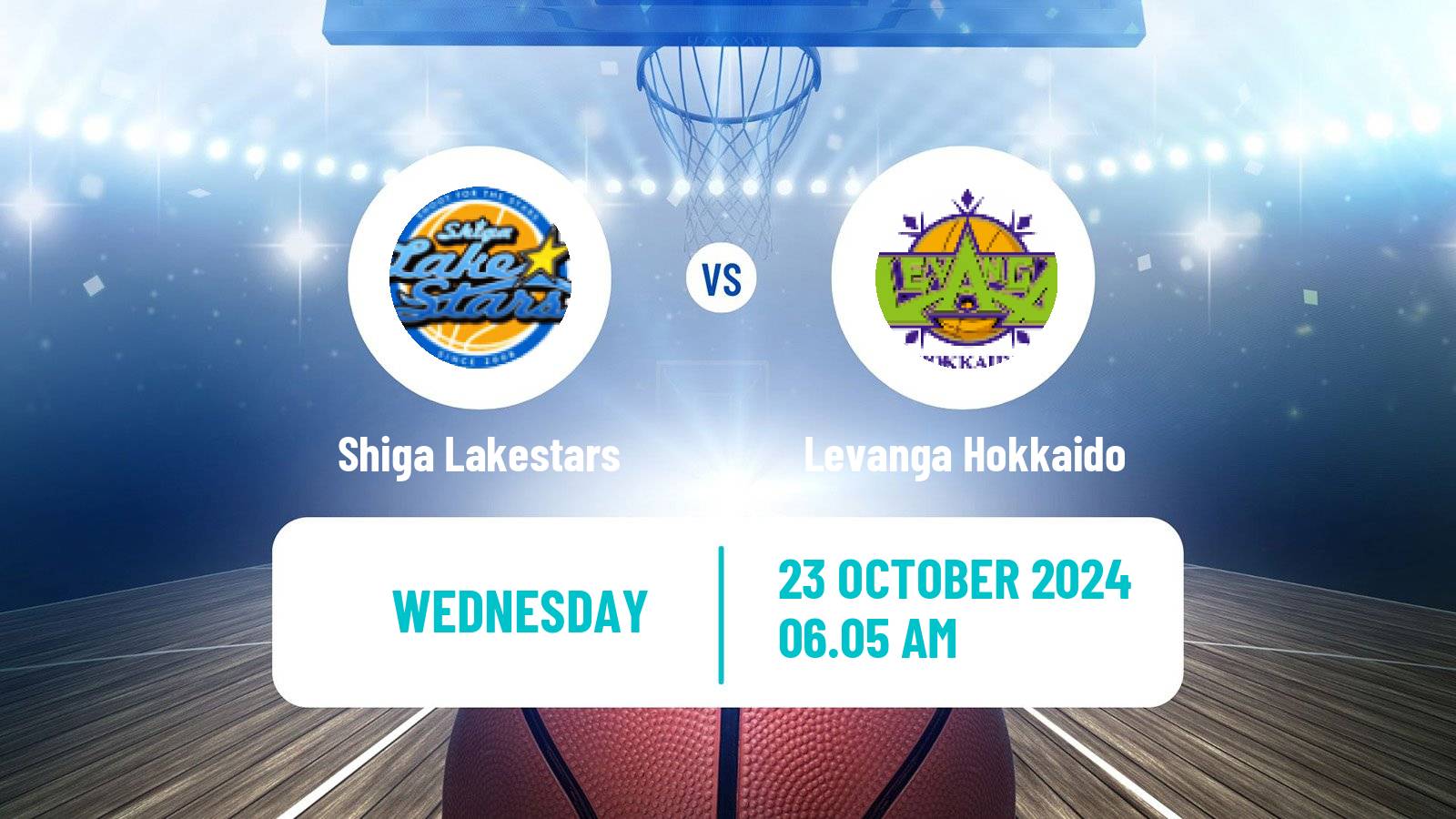 Basketball BJ League Shiga Lakestars - Levanga Hokkaido