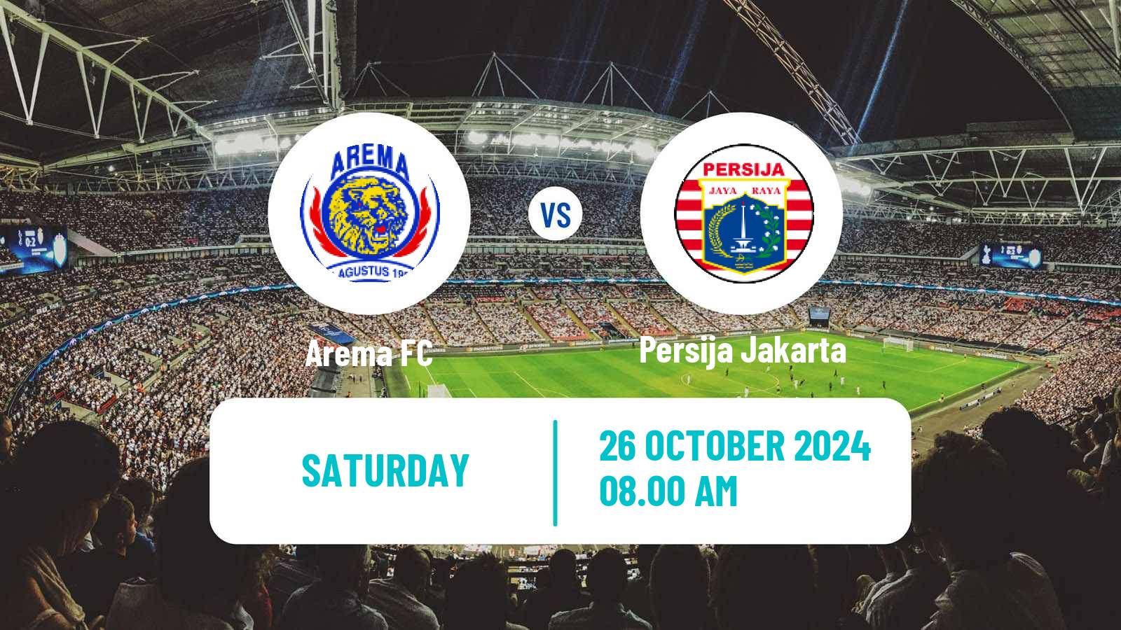 Soccer Indonesian Liga 1 Arema - Persija Jakarta