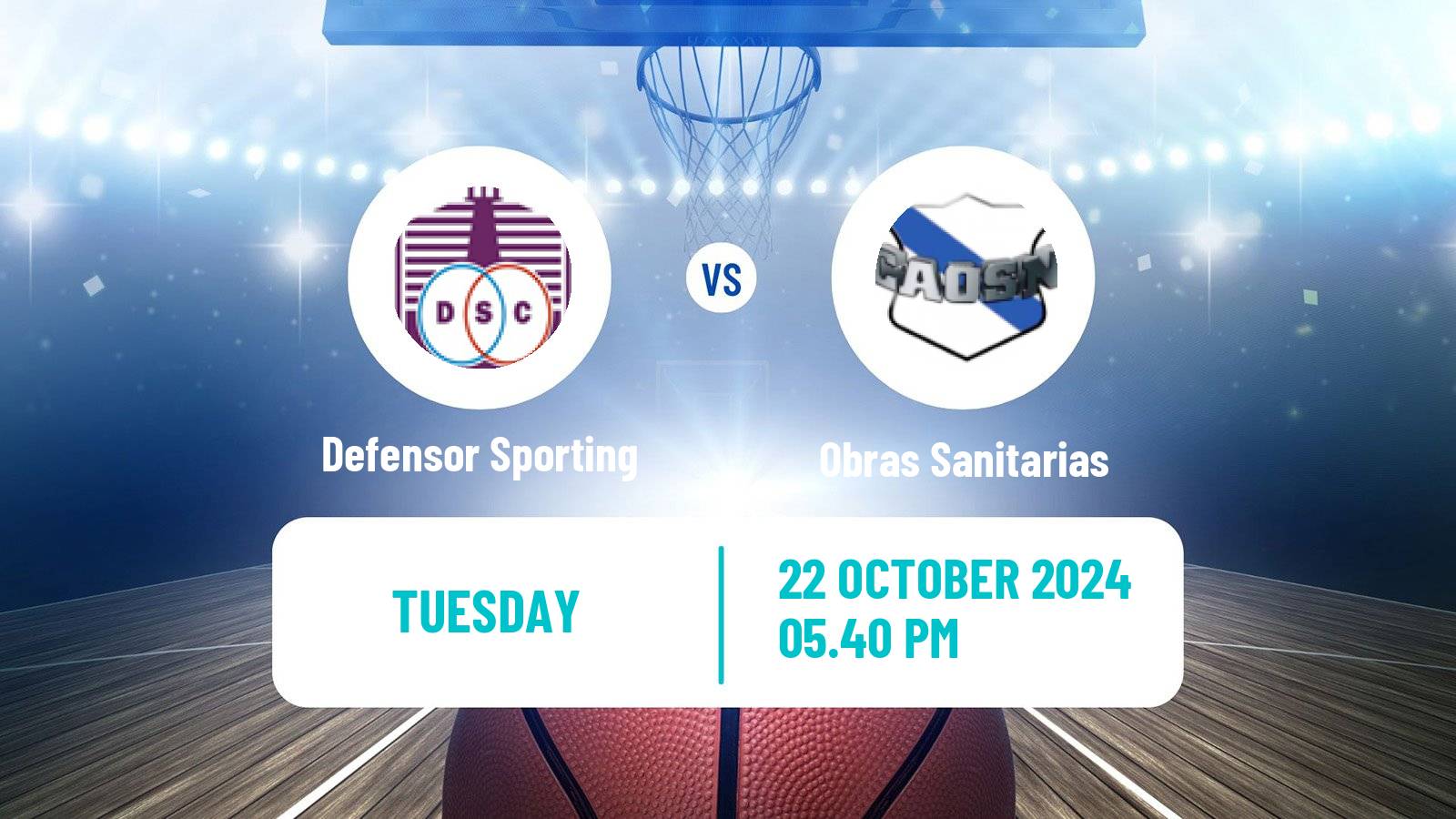 Basketball Basketball South American League Defensor Sporting - Obras Sanitarias