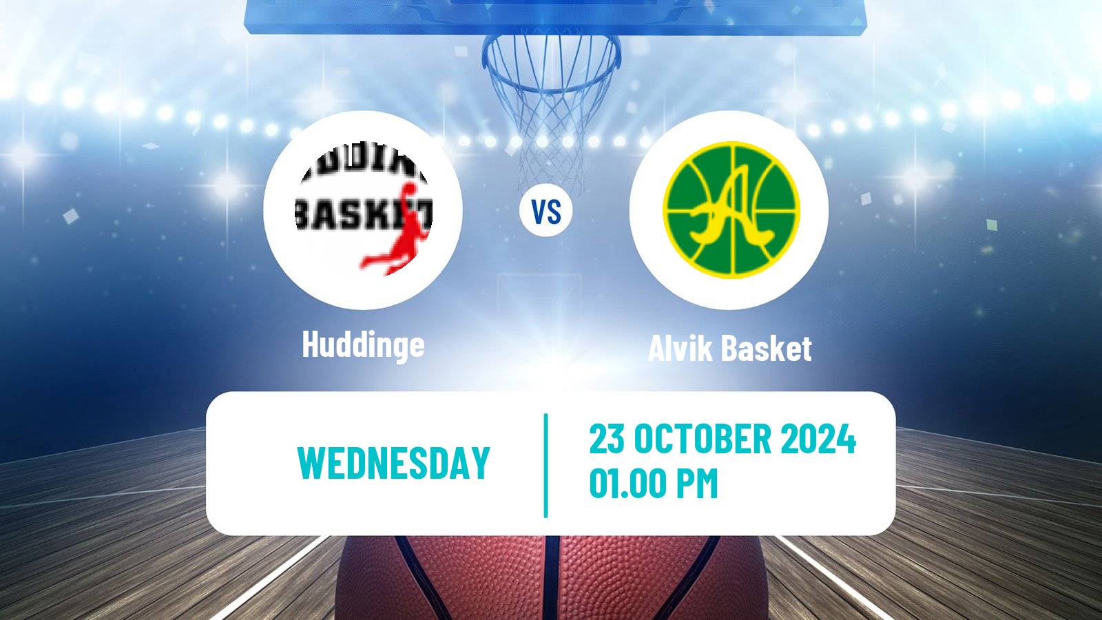 Basketball Swedish Superettan Basketball Huddinge - Alvik