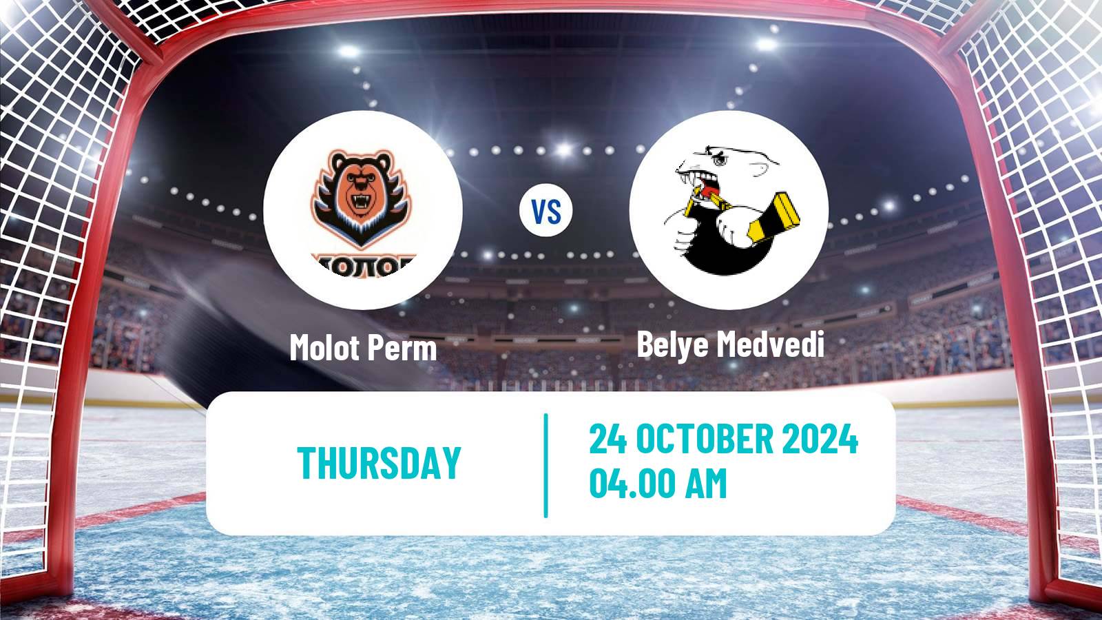 Hockey MHL Molot Perm - Belye Medvedi