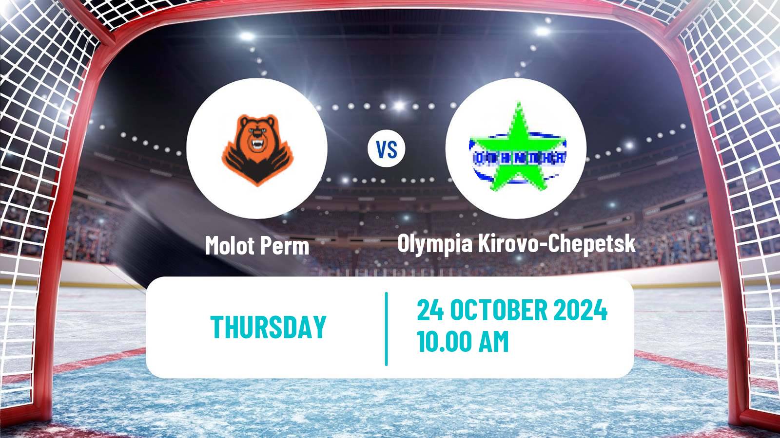 Hockey VHL Molot Perm - Olympia Kirovo-Chepetsk