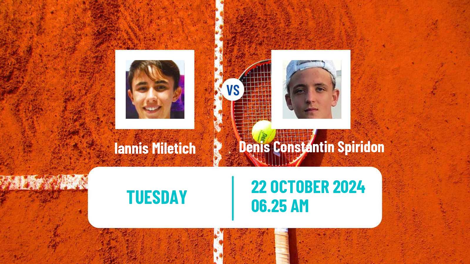 Tennis ITF M25 Santa Margherita Di Pula 12 Men Iannis Miletich - Denis Constantin Spiridon