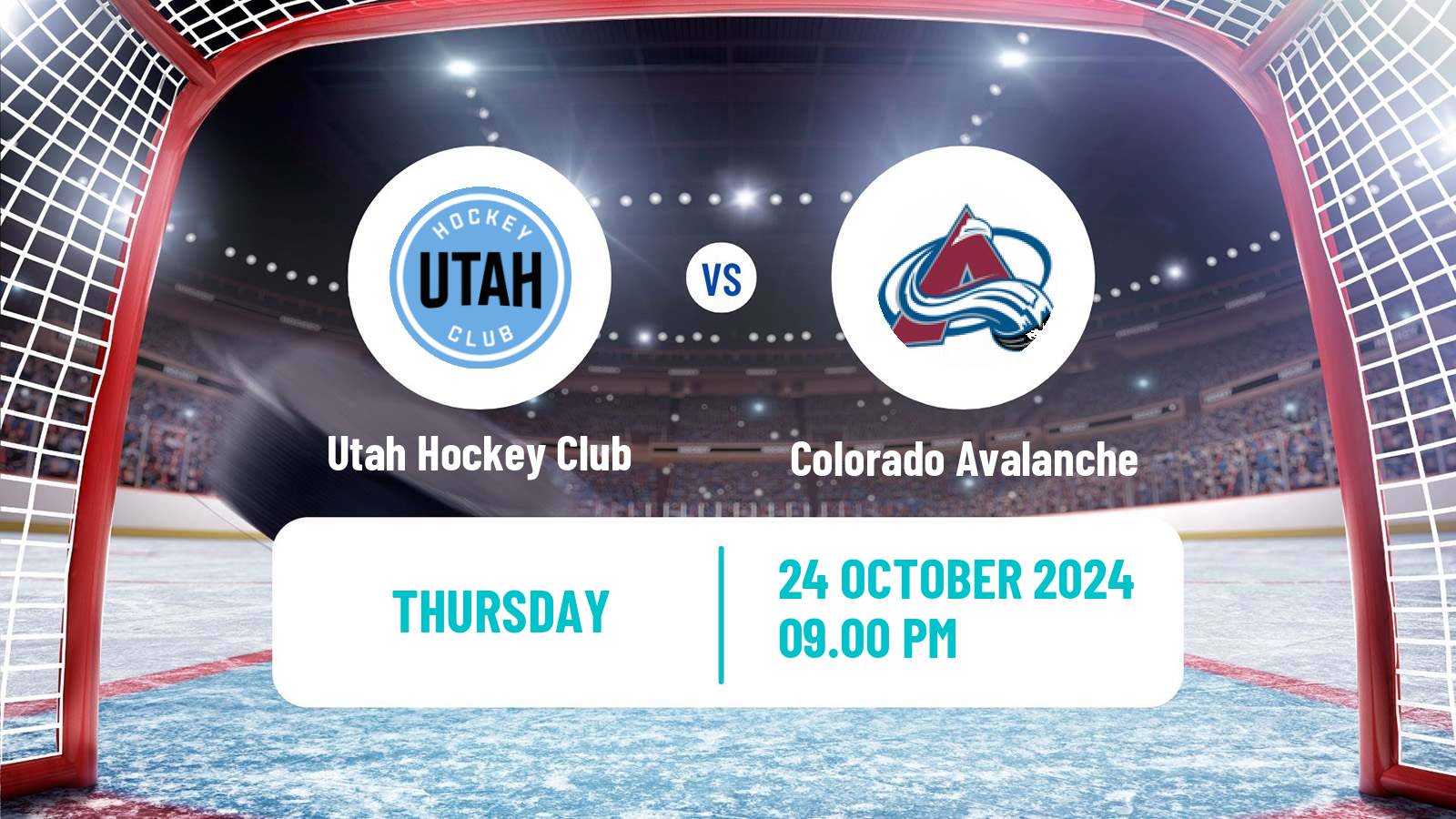 Hockey NHL Utah Hockey Club - Colorado Avalanche