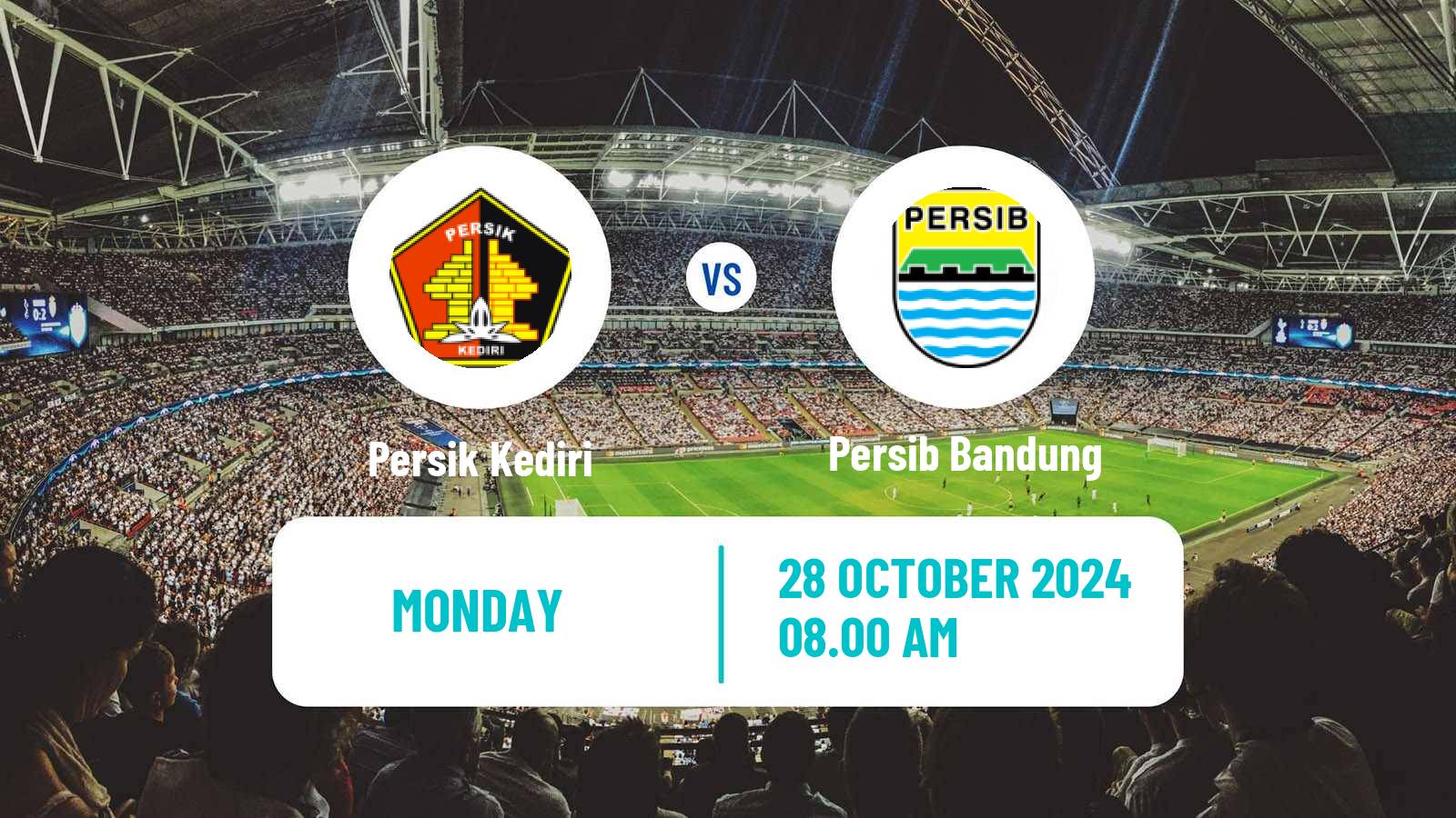 Soccer Indonesian Liga 1 Persik Kediri - Persib Bandung