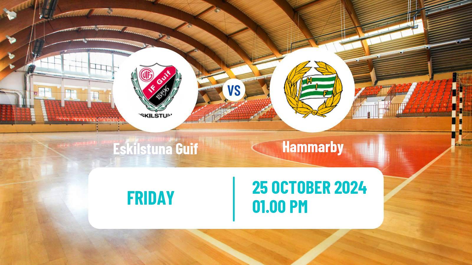 Handball Swedish Elitserien Handball Eskilstuna Guif - Hammarby