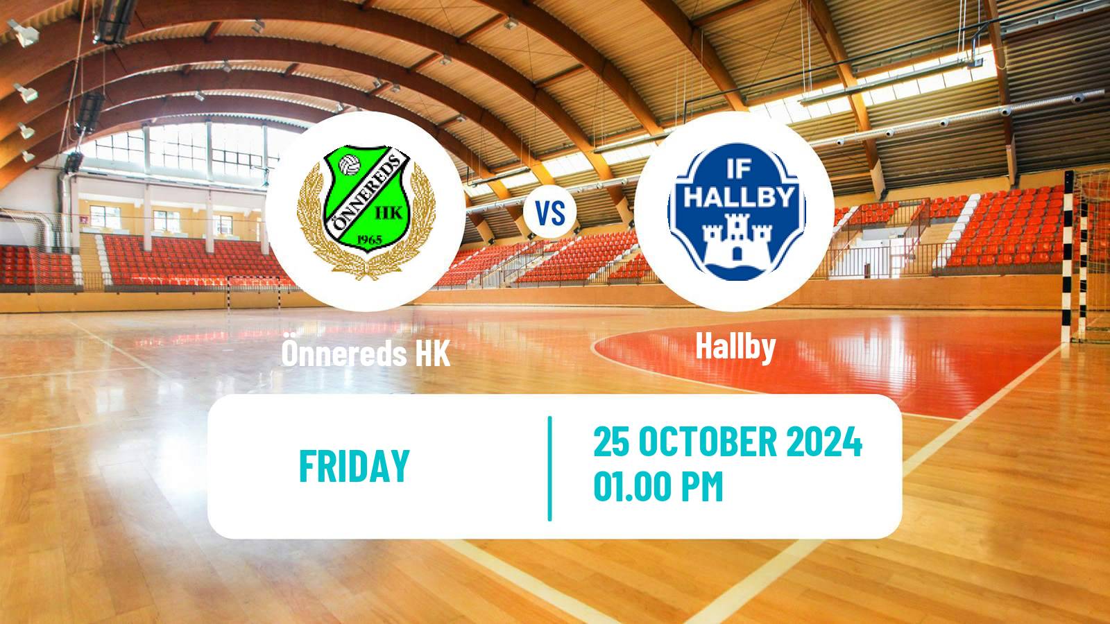 Handball Swedish Elitserien Handball Önnereds - Hallby