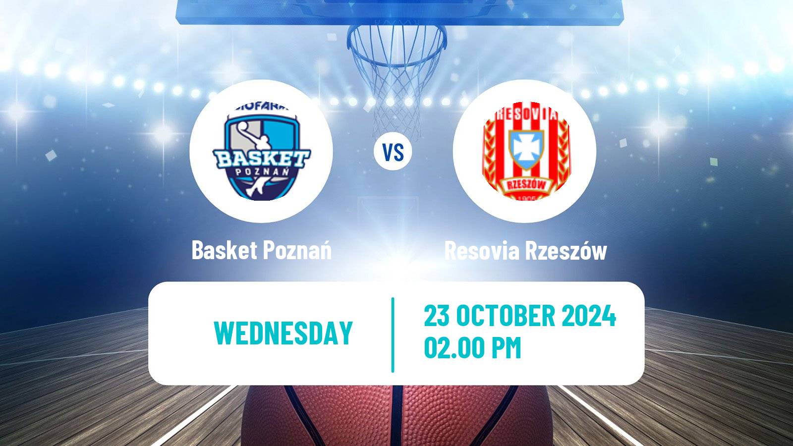 Basketball Polish 1 Liga Basketball Basket Poznań - Resovia Rzeszów