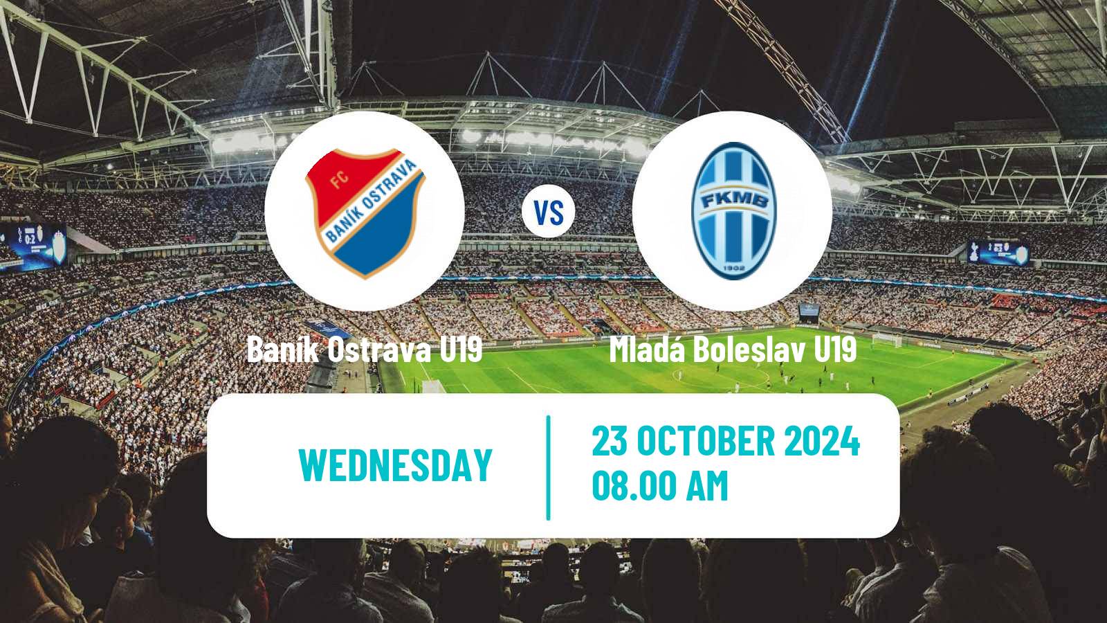 Soccer Czech U19 League Baník Ostrava U19 - Mladá Boleslav U19