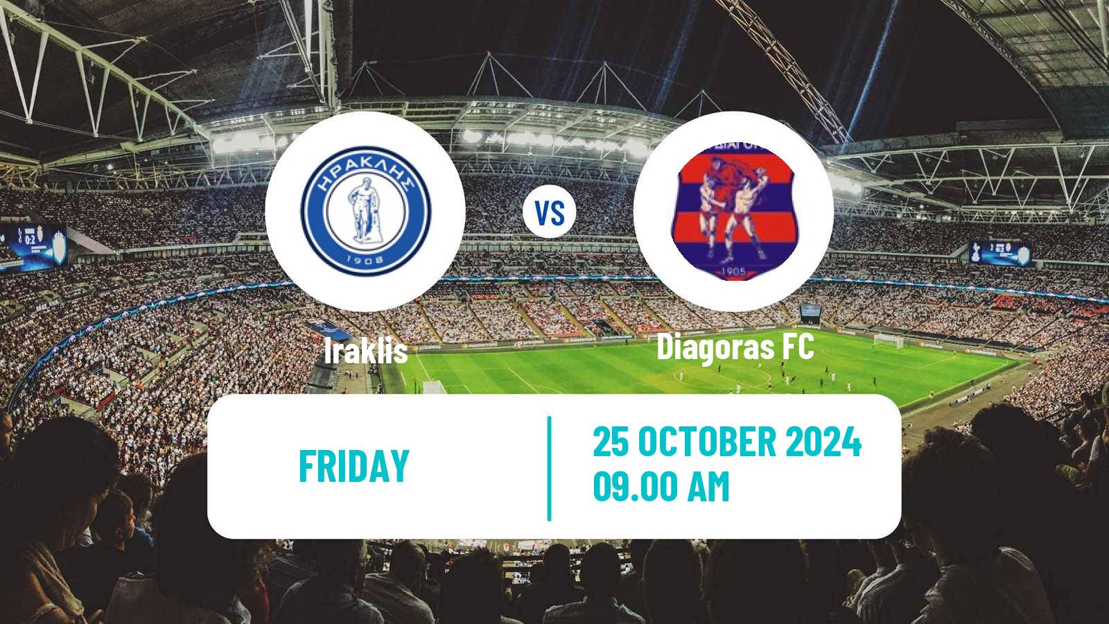 Soccer Greek Super League 2 Iraklis - Diagoras