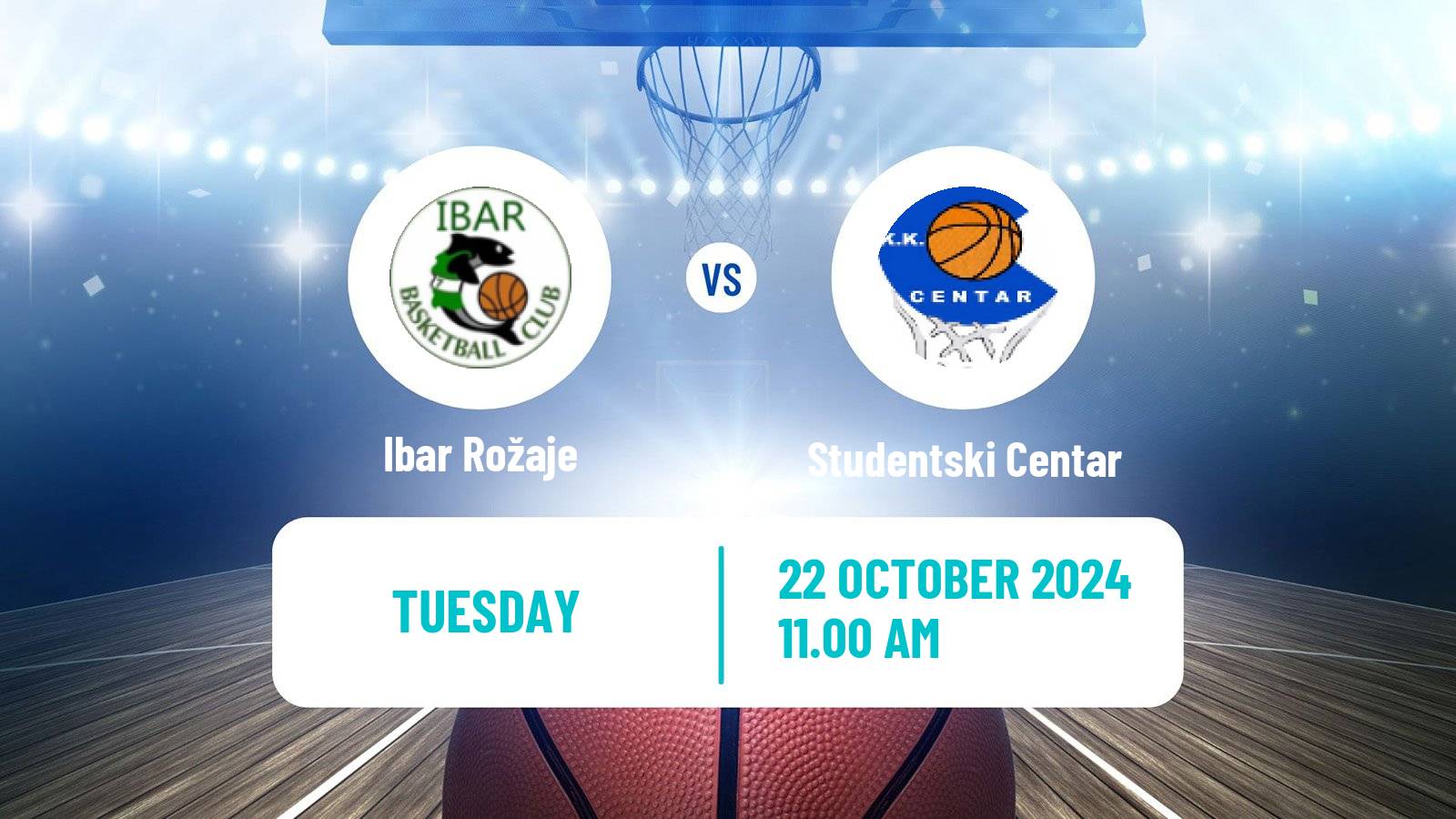 Basketball Montenegrin Prva A Liga Basketball Ibar Rožaje - Studentski Centar