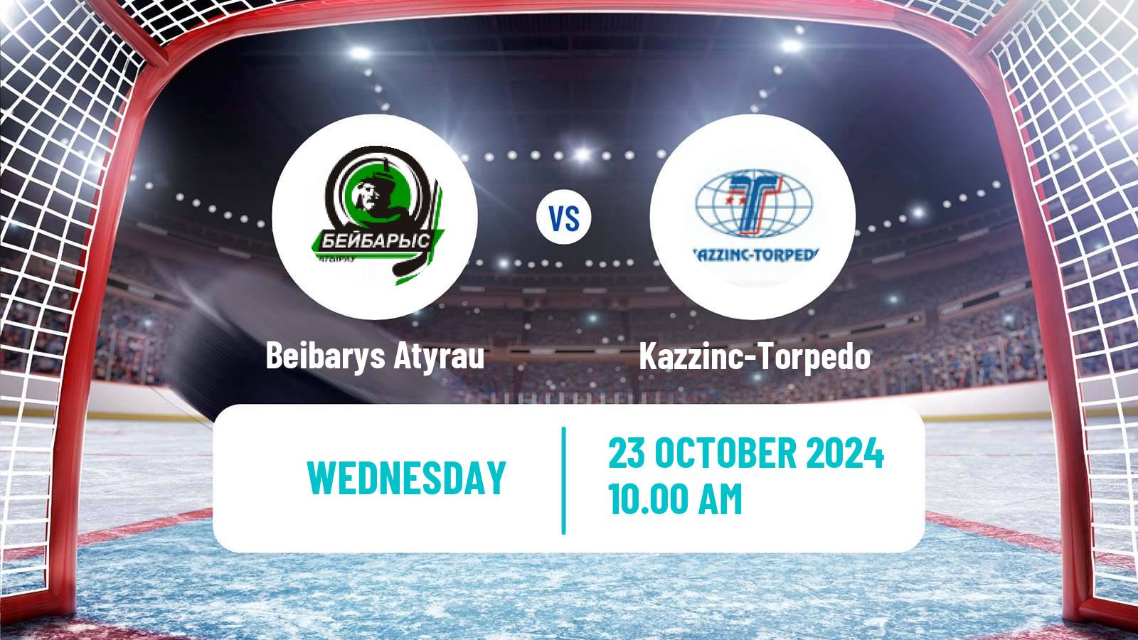 Hockey Kazakh Ice Hockey Championship Beibarys Atyrau - Kazzinc-Torpedo