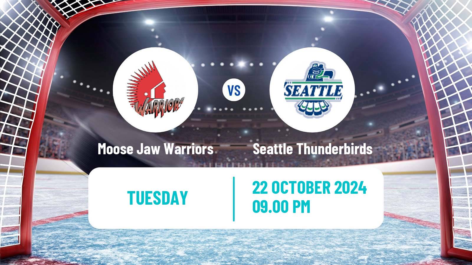 Hockey WHL Moose Jaw Warriors - Seattle Thunderbirds