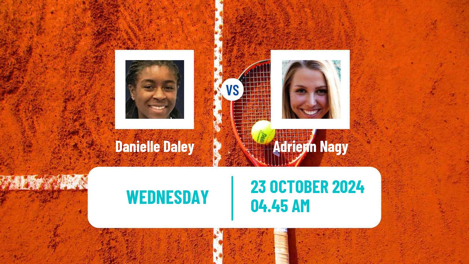 Tennis ITF W15 Villena Women Danielle Daley - Adrienn Nagy