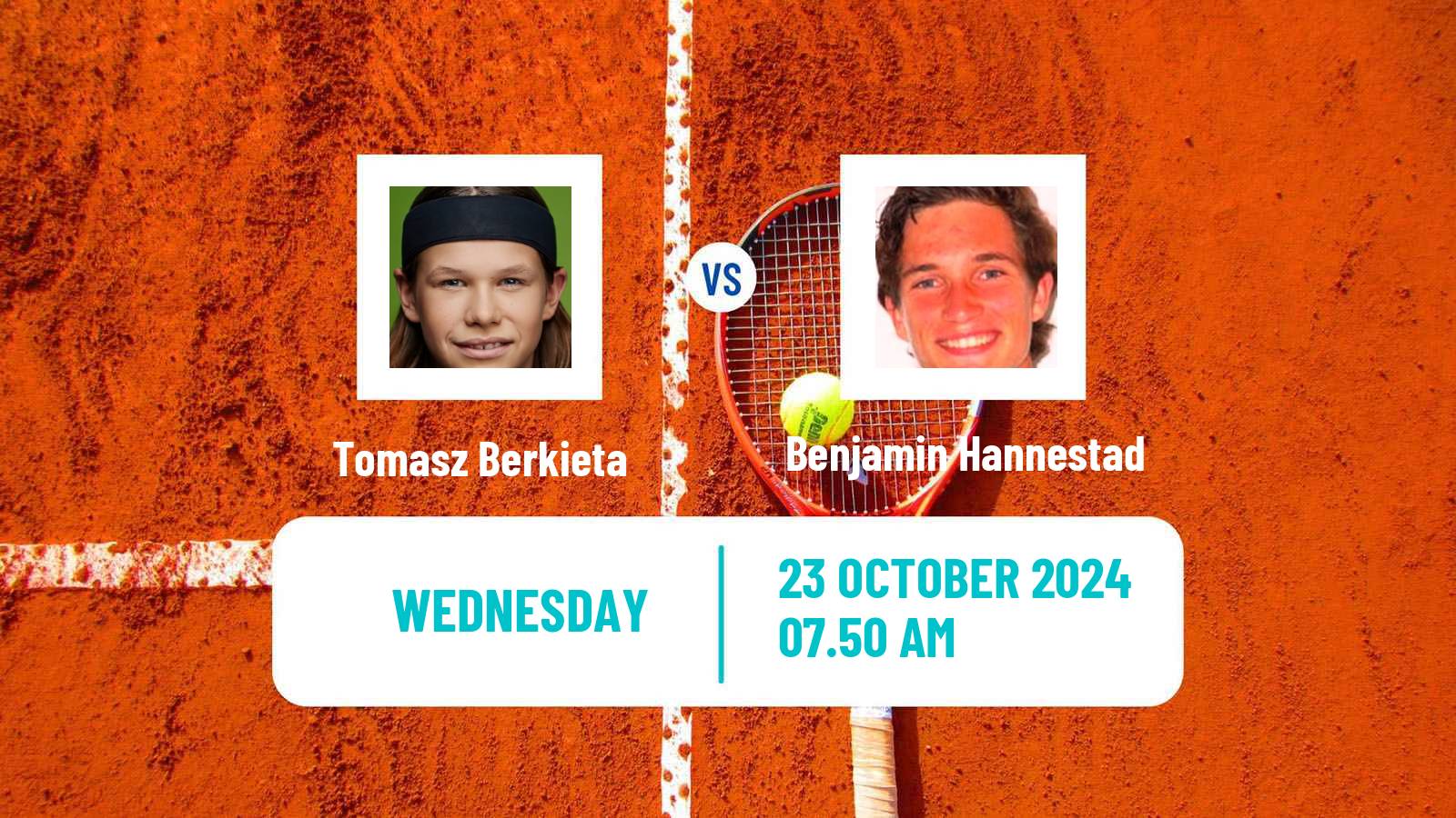 Tennis ITF M25 Sharm Elsheikh 4 Men Tomasz Berkieta - Benjamin Hannestad