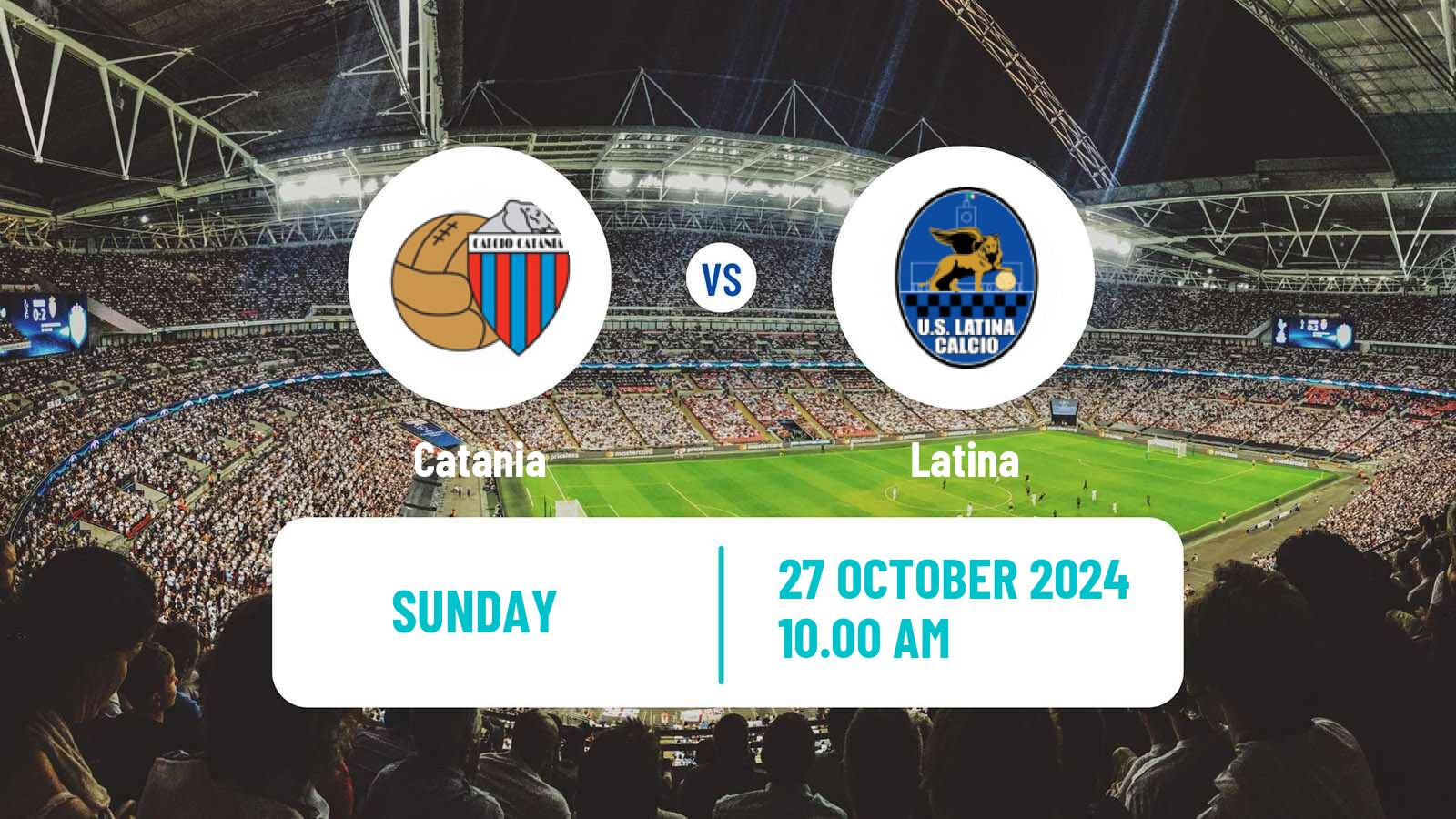 Soccer Italian Serie C Group C Catania - Latina