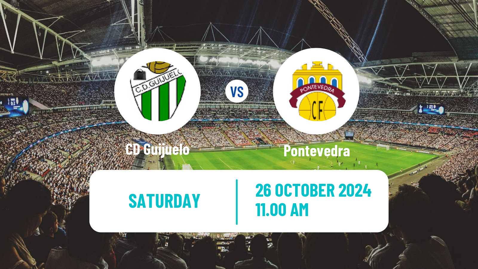 Soccer Spanish Segunda RFEF - Group 1 Guijuelo - Pontevedra