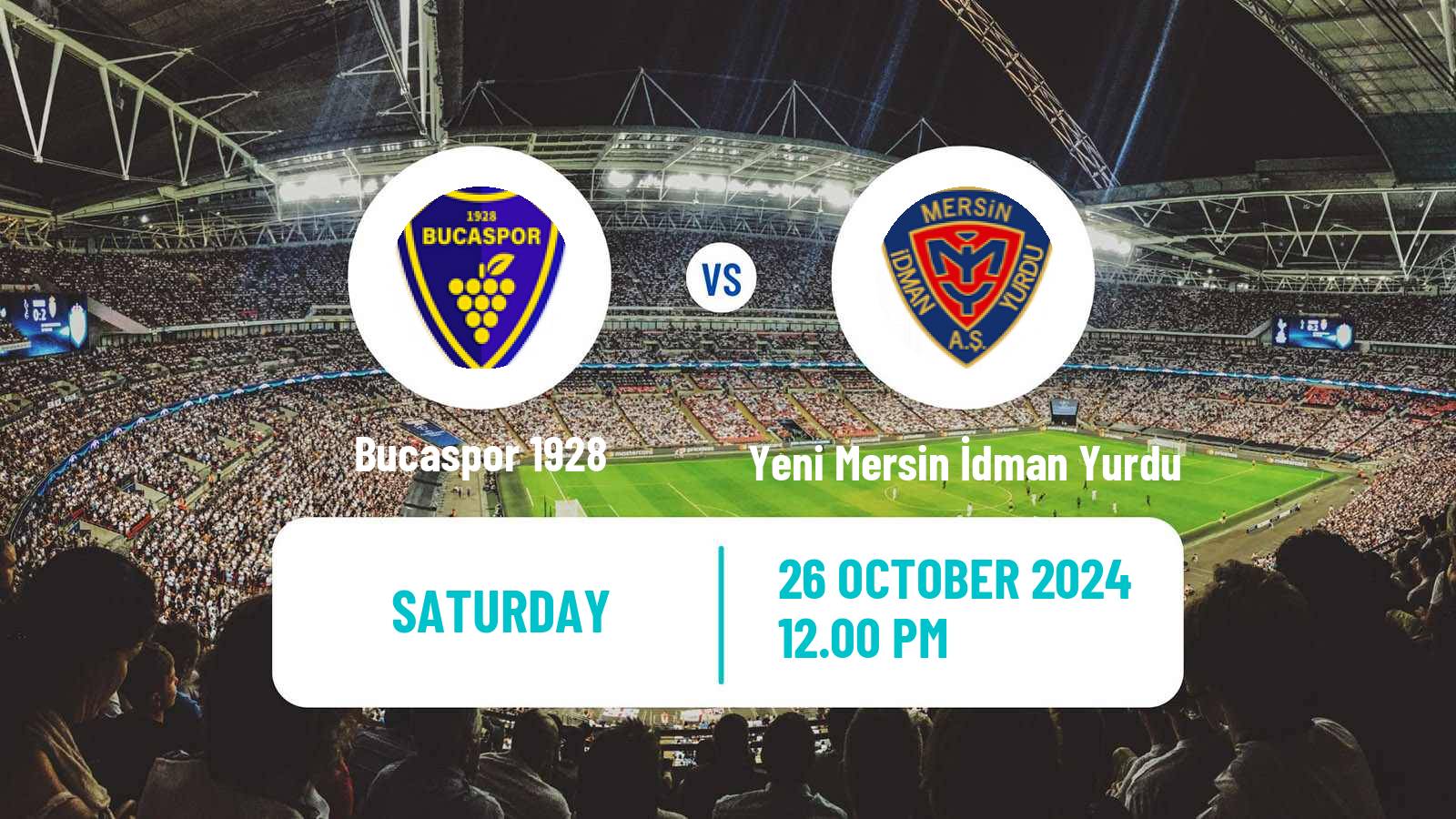 Soccer Turkish Second League Red Group Bucaspor 1928 - Yeni Mersin İdman Yurdu