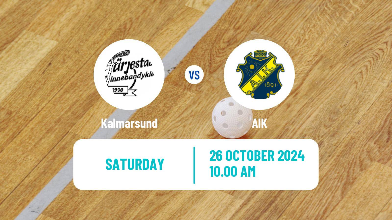 Floorball Swedish Superligan Floorball Kalmarsund - AIK