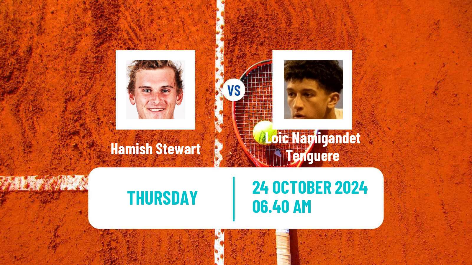 Tennis ITF M25 Glasgow Men Hamish Stewart - Loic Namigandet Tenguere