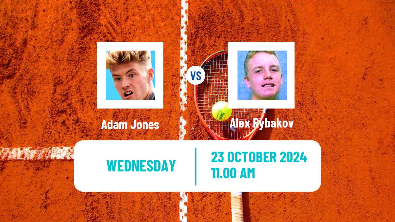 Tennis ITF M25 Norman Men Adam Jones - Alex Rybakov